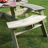 Rowlinson Round Picnic Table - Heritage Gardens UK Online Garden Centre