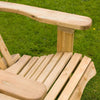 Rowlinson Softwood Adirondack Companion Seat - Companion Seats