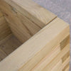 Rowlinson Wooden Square Patio Planter - Garden Planters