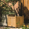 Rowlinson Square Wooden Planter - Heritage Gardens UK Online Garden Centre
