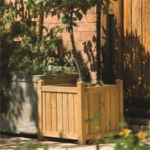 Rowlinson Square Wooden Planter - Heritage Gardens UK Online Garden Centre