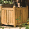 Rowlinson Square Wooden Planter - Heritage Gardens UK Online Garden Centre