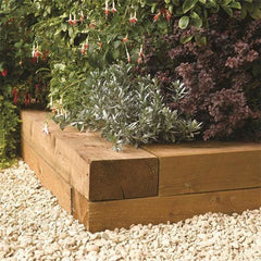 Rowlinson Timber Blocks 0.9m (Pack of Two)