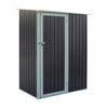 Rowlinson Trentvale 5x3 Metal Pent Shed - Dark Grey - Rowlinson Trentvale 5x3 Metal Pent Shed - Dark Grey - Metal Sheds