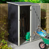 Rowlinson Trentvale 5x3 Metal Pent Shed - Dark Grey - Rowlinson Trentvale 5x3 Metal Pent Shed - Dark Grey - Metal Sheds