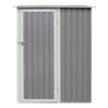 Rowlinson Trentvale 5x3 Metal Pent Shed - Light Grey - Rowlinson Trentvale 5x3 Metal Pent Shed - Light Grey - Metal Sheds