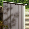 Rowlinson Trentvale 5x3 Metal Pent Shed - Light Grey - Rowlinson Trentvale 5x3 Metal Pent Shed - Light Grey - Metal Sheds