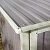 Rowlinson Trentvale 5x3 Metal Pent Shed - Light Grey - Rowlinson Trentvale 5x3 Metal Pent Shed - Light Grey - Metal Sheds