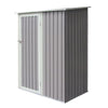 Rowlinson Trentvale 5x3 Metal Pent Shed - Light Grey - Rowlinson Trentvale 5x3 Metal Pent Shed - Light Grey - Metal Sheds