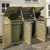 Rowlinson Triple Bin Store - Heritage Gardens UK Online Garden Centre