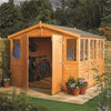 Rowlinson Wooden Garden Workshop Choice of 4 - Wooden Garden Sheds