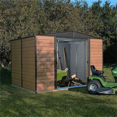 Rowlinson Woodvale Metal Shed 10x12 - Metal Sheds