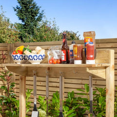 Rustic Barbecue Servery