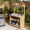Rustic Barbecue Servery - Heritage Gardens UK Online Garden Centre