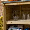 Rustic Outdoor Garden Mini Bar - Heritage Gardens UK Online Garden Centre