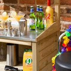Rustic Outdoor Garden Mini Bar