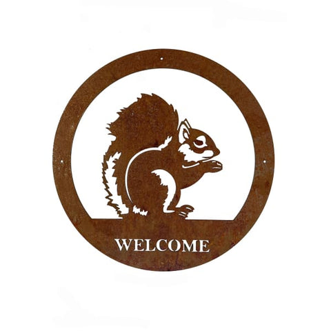 Squirrel Welcome Wall Art - Heritage Gardens UK Online Garden Centre