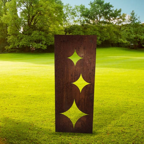 Stars Decorative Garden Screen - 2 Sizes - Heritage Gardens UK Online Garden Centre