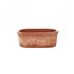 Terracotta Oval Rectangular Trough