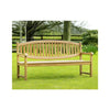 Winchester Double Oval Back Teak Garden Bench 180cm - Garden Benches